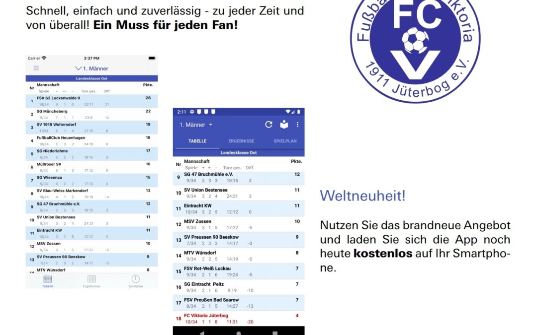 Neue FCV-App